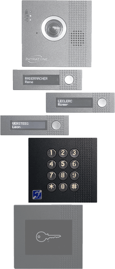 Gegensprechanlage, intercom, Systeme, systems, kabellos wireless, Zugang, access, Kontrolle, Control, Verwaltung, Management, Fernverwaltung, Remote control, Hausverwalter, Porperty manager, Tür, door, Eingang, handsfree, Transponder codepad