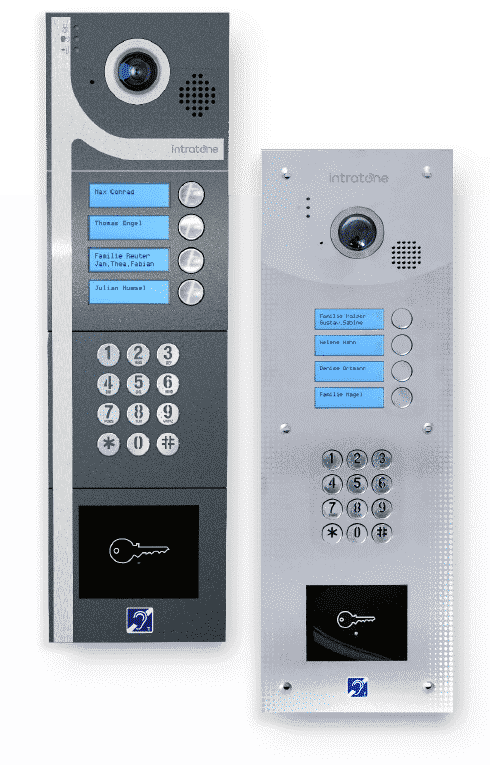 Gegensprechanlage, intercom, Systeme, systems, kabellos wireless, Zugang, access, Kontrolle, Control, Verwaltung, Management, Fernverwaltung, Remote control, Hausverwalter, Porperty manager, Tür, door, Eingang, handsfree, Transponder Gegensprechanlagen, Video-Gegensprechanlagen, Intratone GmbH, Info Display, Gegensprechanlage