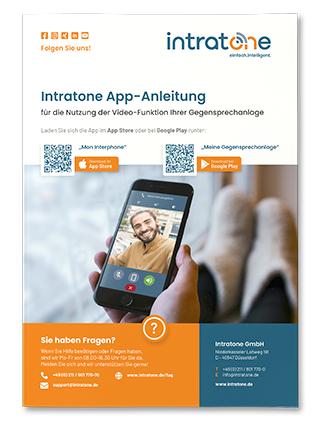 Intratone App-Flyer